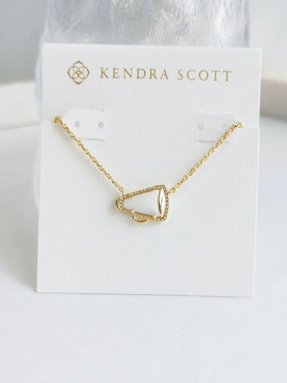Kendra Scott Cheer Gold Pendant Necklace